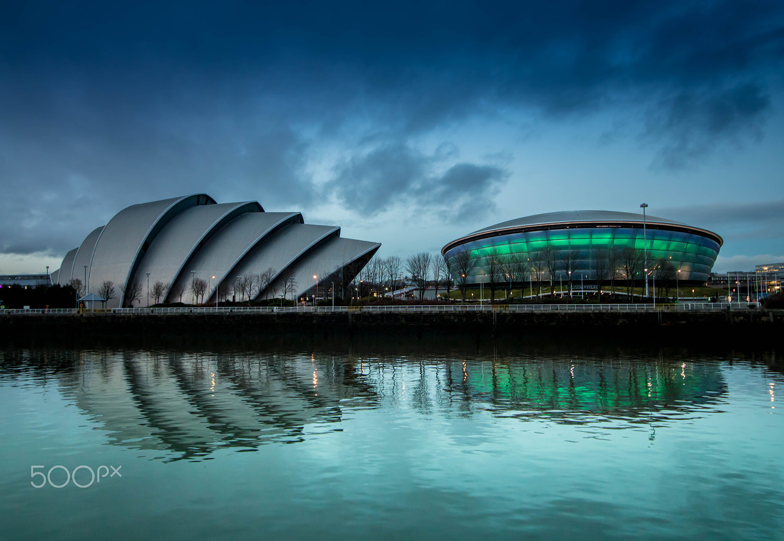 Canon EF-S 10-18mm F4.5–5.6 IS STM sample photo. Clydeside - armadillo and hydro, glasgow photography