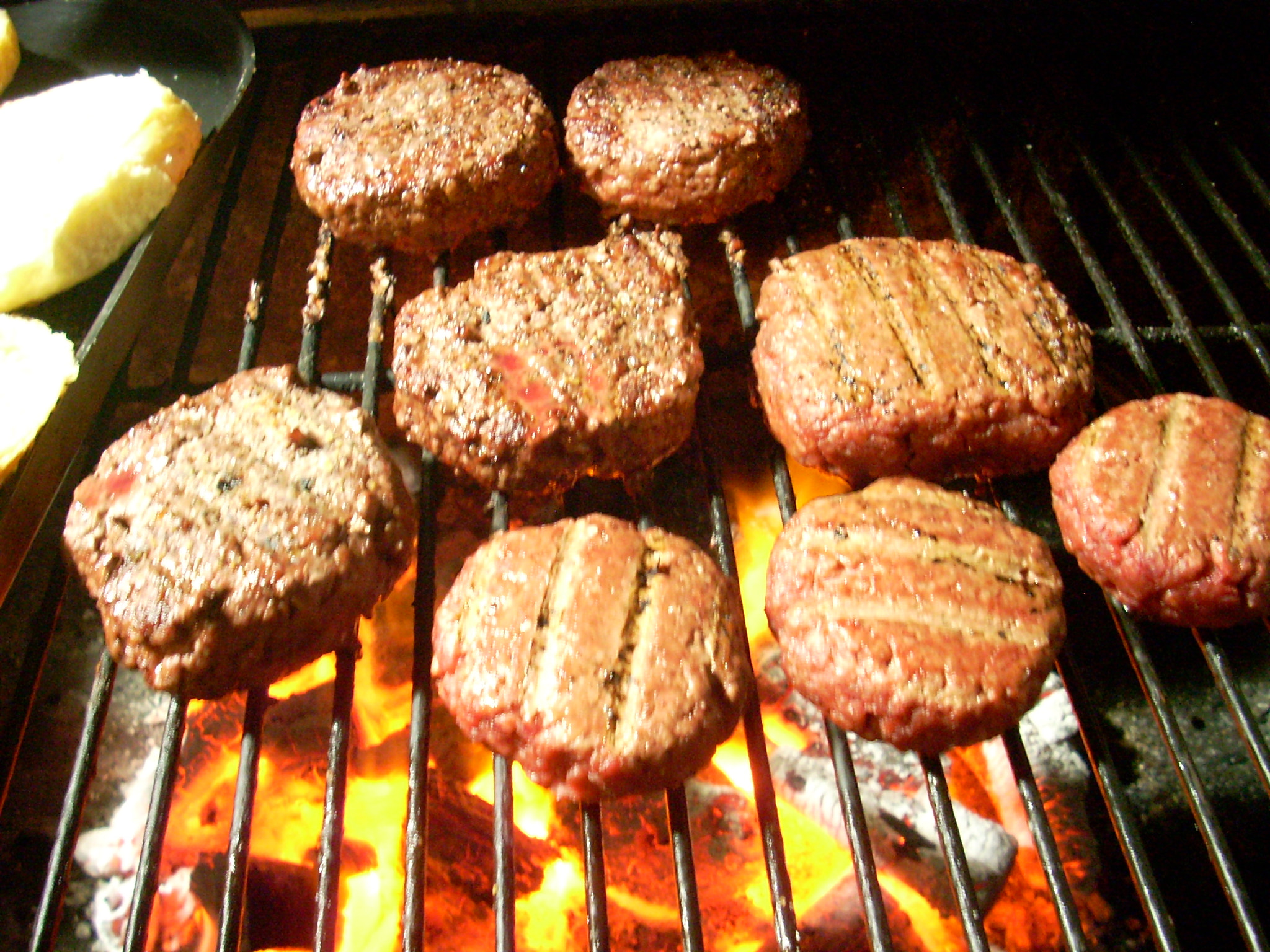 Nikon COOLPIX L11 sample photo. Hamburguesas grill photography