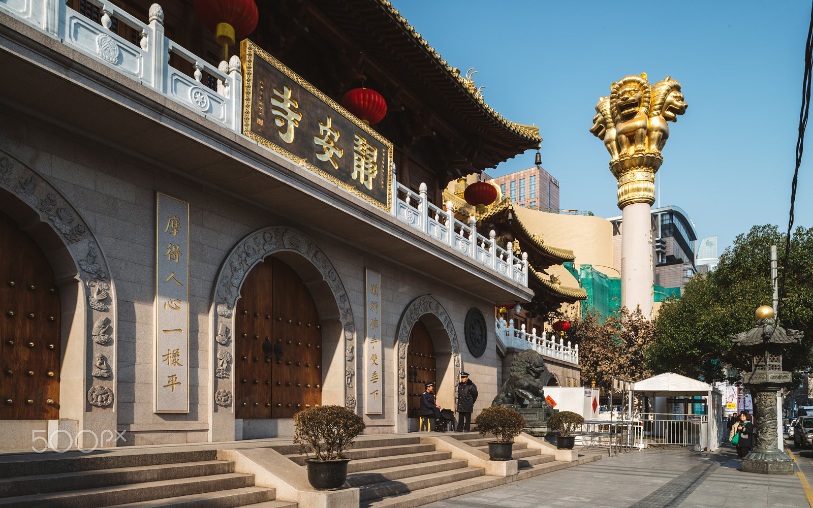 Nikon D800 + Nikon PC-E Nikkor 24mm F3.5D ED Tilt-Shift sample photo. Jingan temple photography