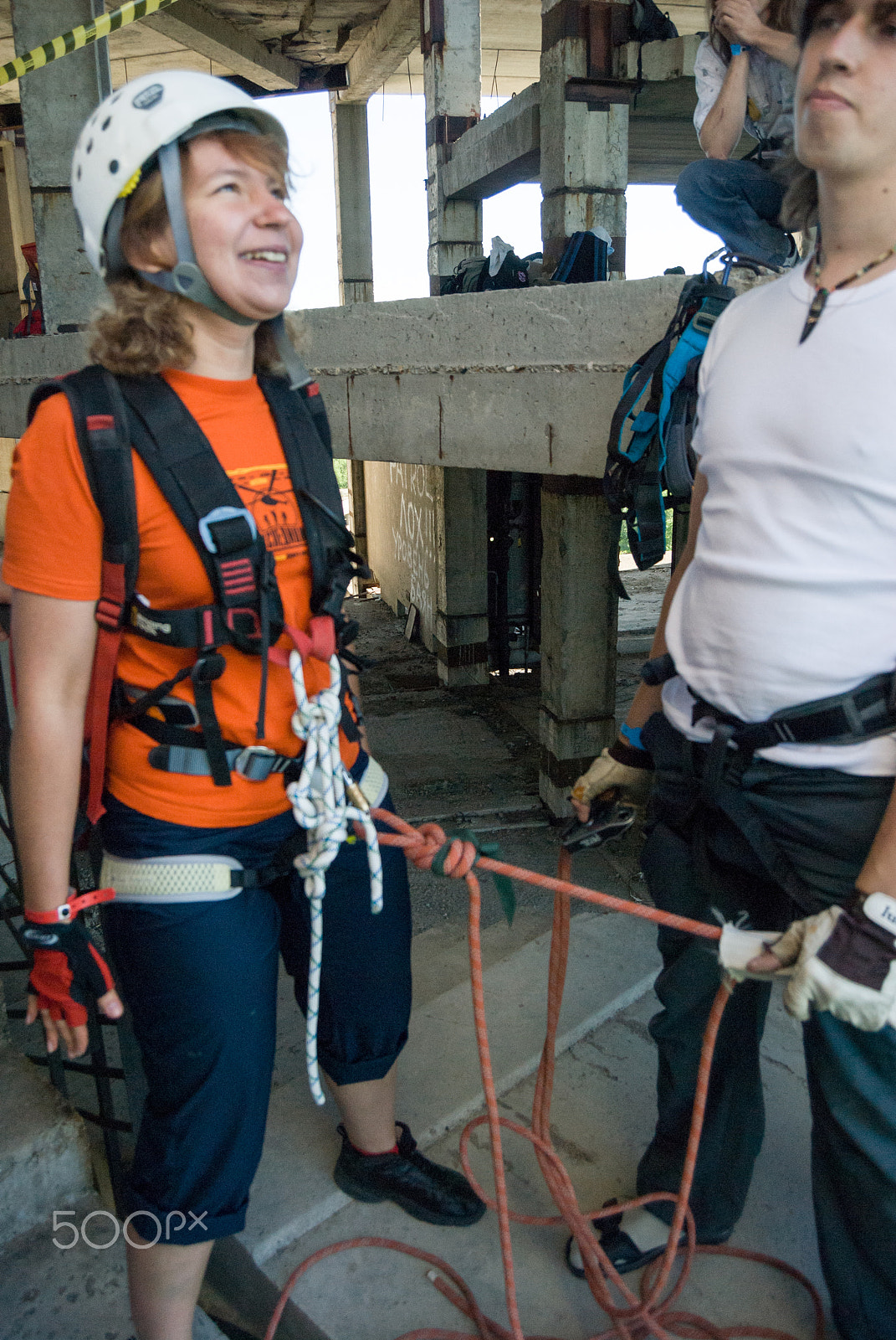 Nikon D200 sample photo. Extreme sports ropejumping photography