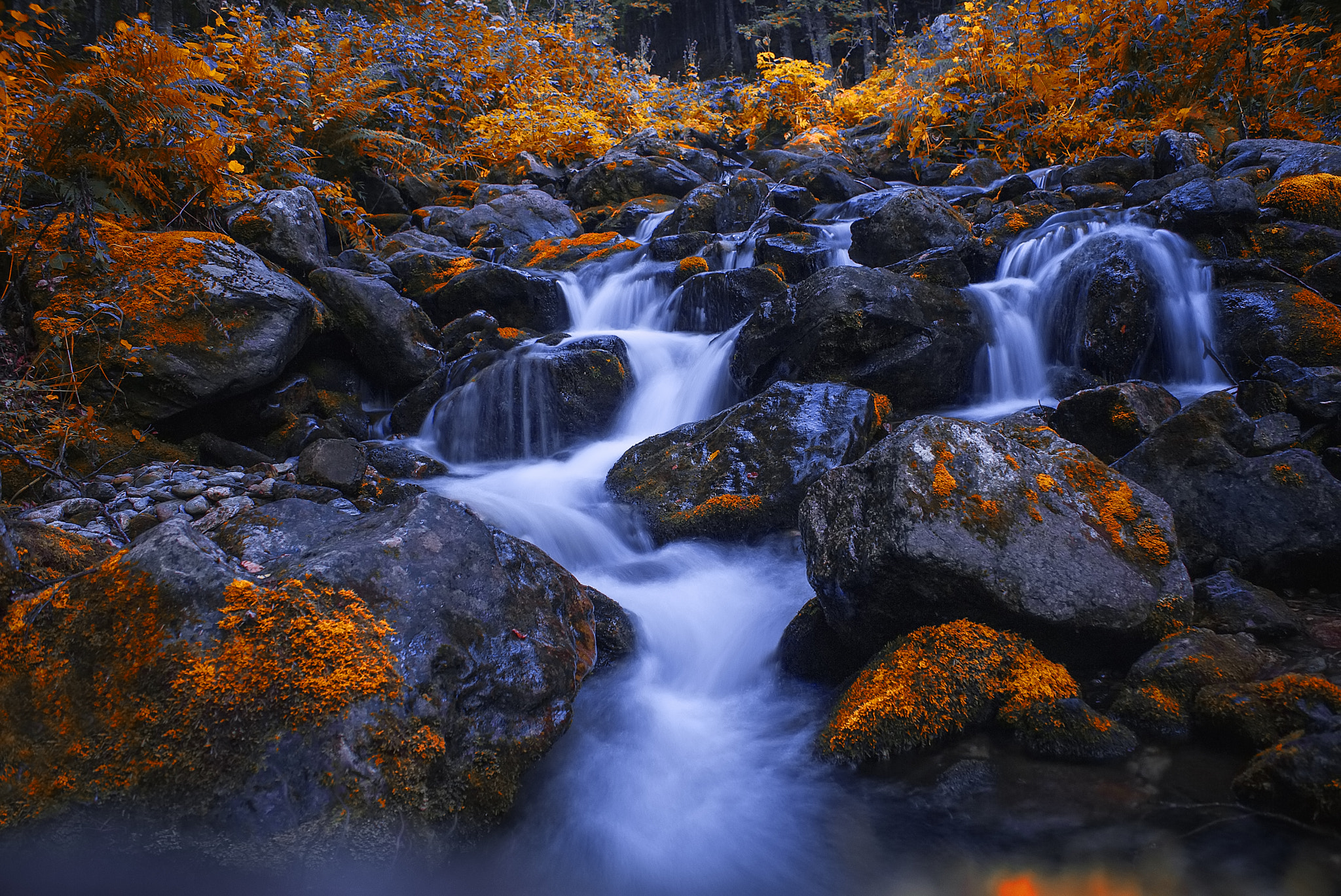 Nikon D700 + AF Zoom-Nikkor 28-85mm f/3.5-4.5 sample photo. Waterfall photography