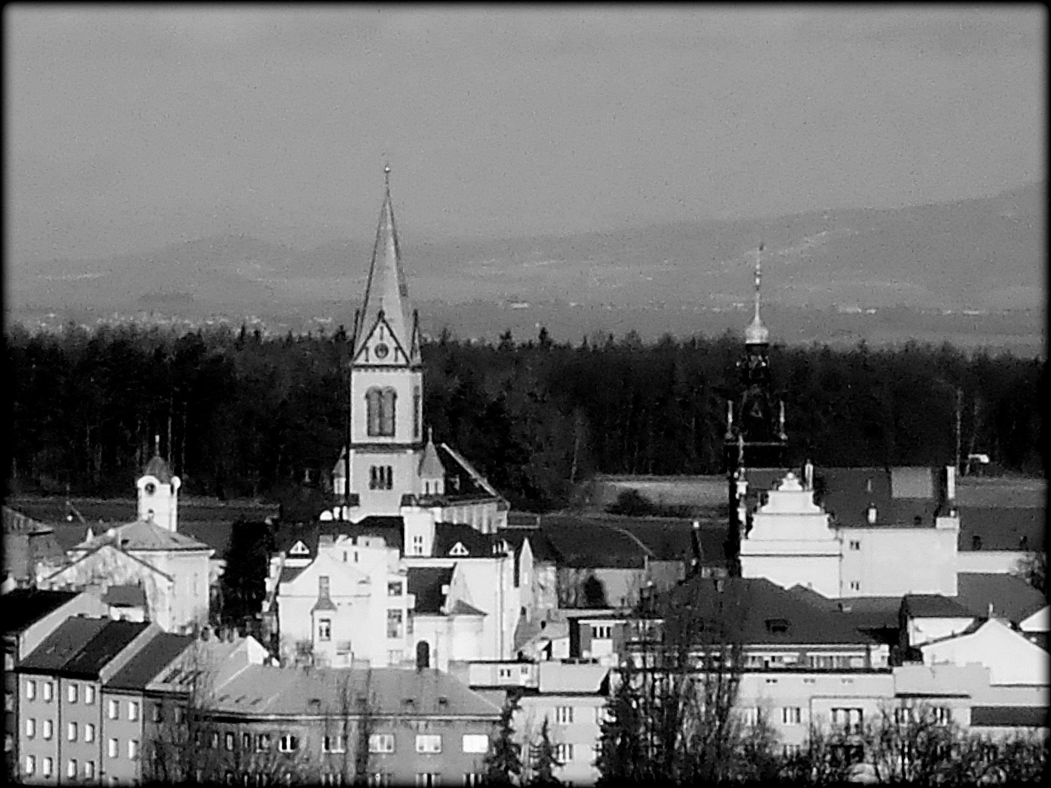 Olympus T105,T100,X36 sample photo. Black and white photography