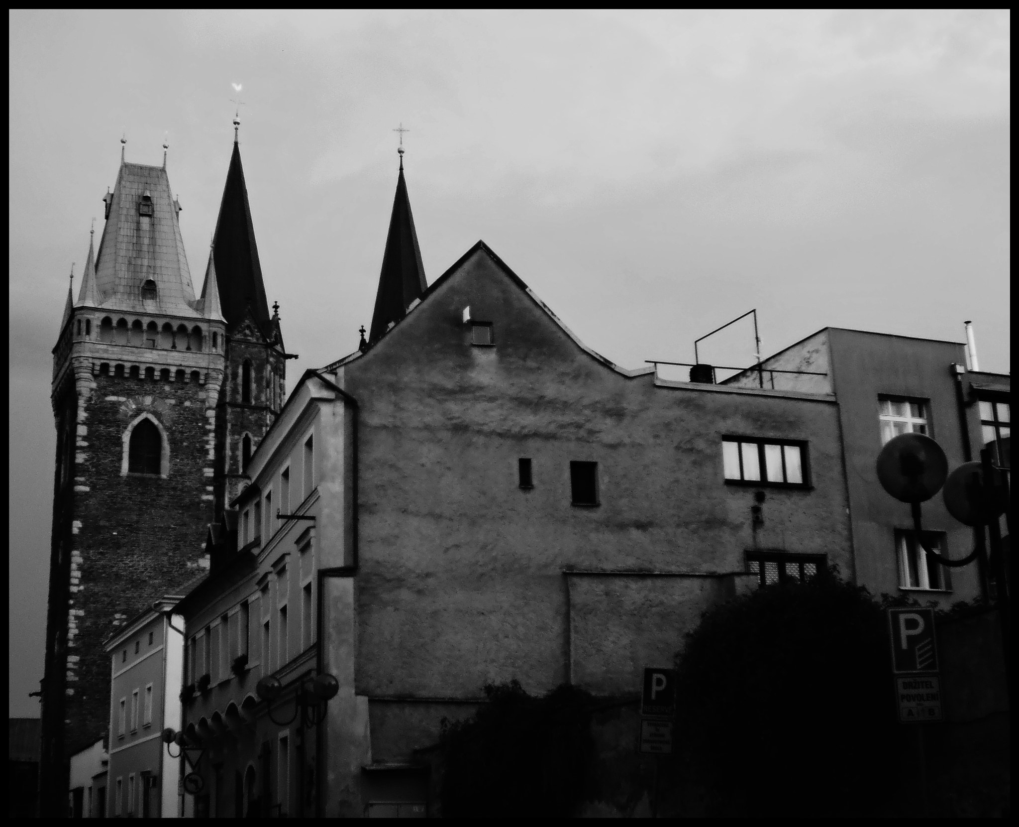 Olympus T105,T100,X36 sample photo. Black and white photography