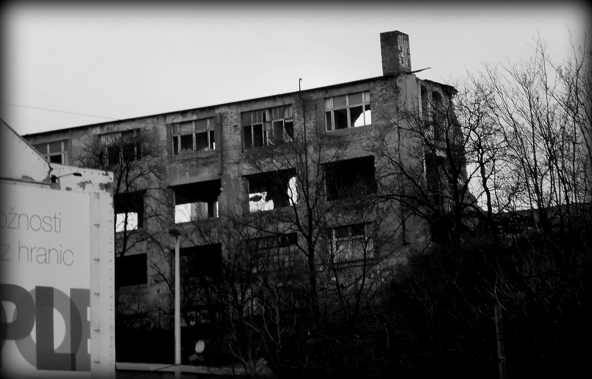 Olympus T105,T100,X36 sample photo. Black and white photography