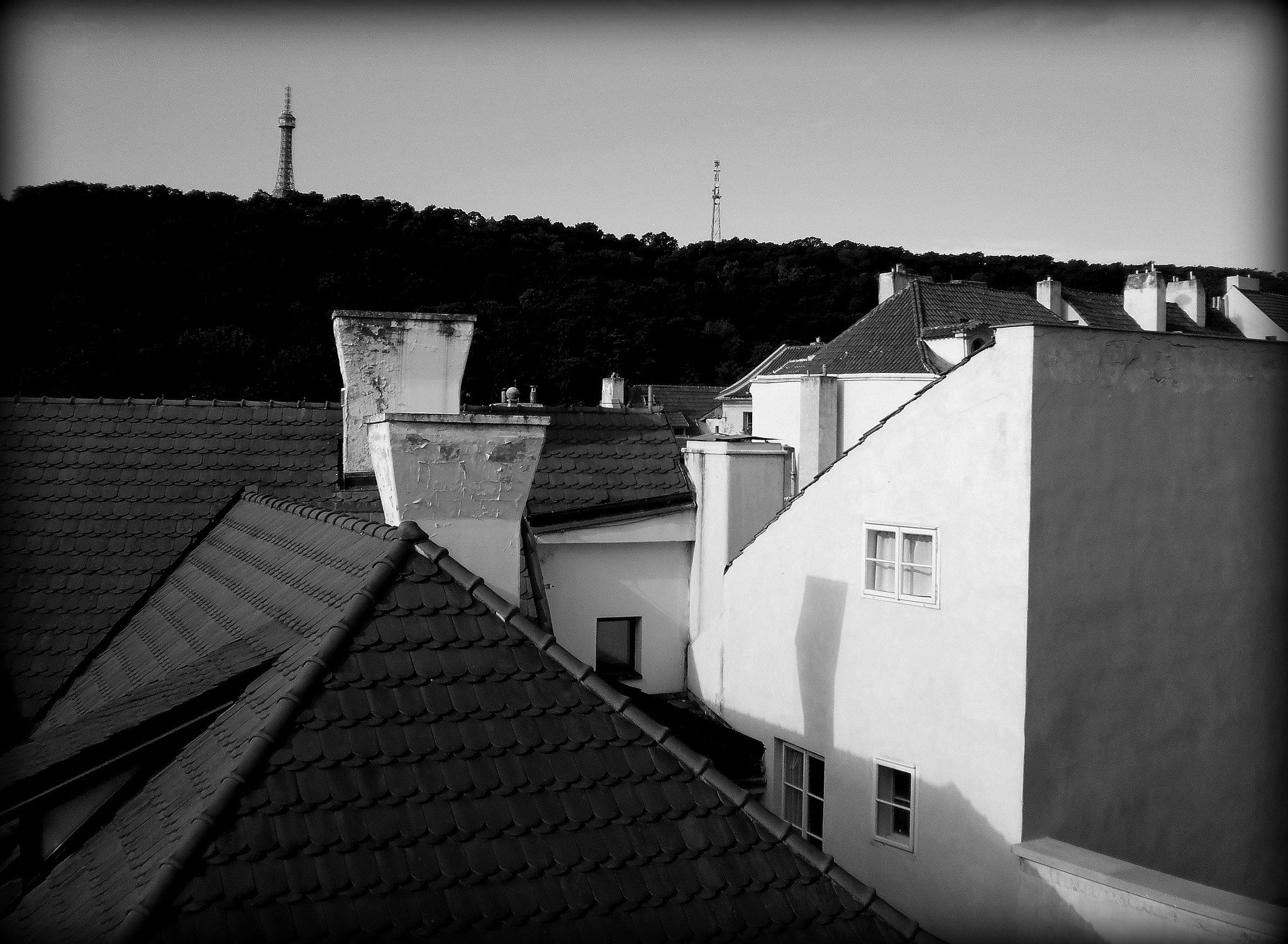 Olympus T105,T100,X36 sample photo. Black and white photography