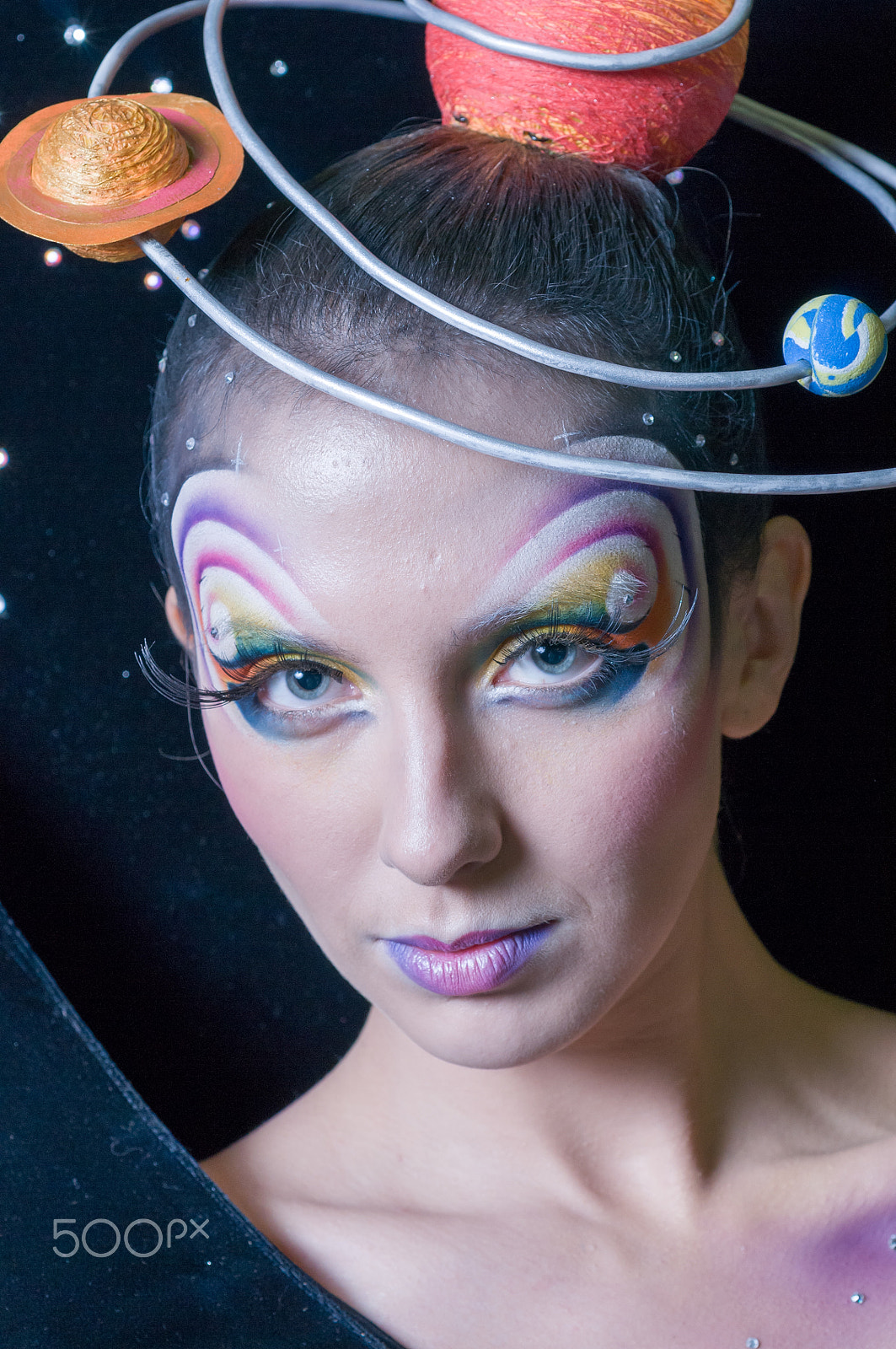 Nikon D300 + Nikon AF Micro-Nikkor 60mm F2.8D sample photo. Makeup and hair artists competition photography