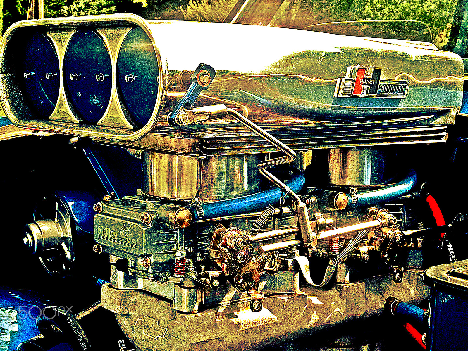 Kodak EASYSHARE M575 DIGITAL CAMERA sample photo. 1972 chevy c-10 big block engine photography