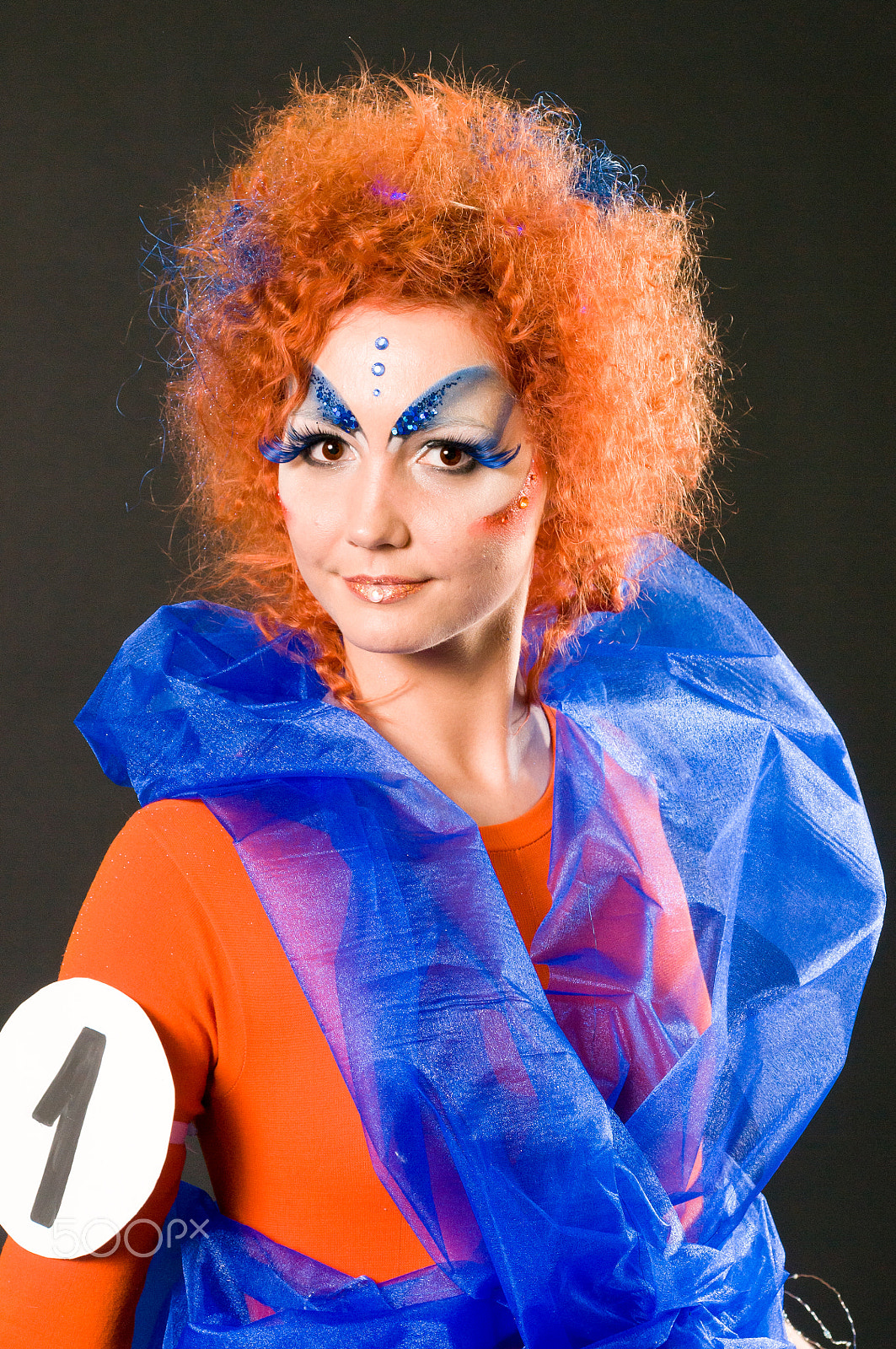 Nikon D300 + Nikon AF Micro-Nikkor 60mm F2.8D sample photo. Makeup and hair artists competition photography