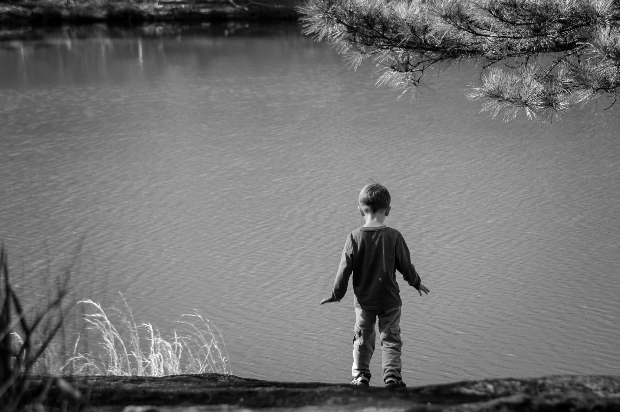 Minolta AF 35-105mm F3.5-4.5 New sample photo. Quarry pond photography