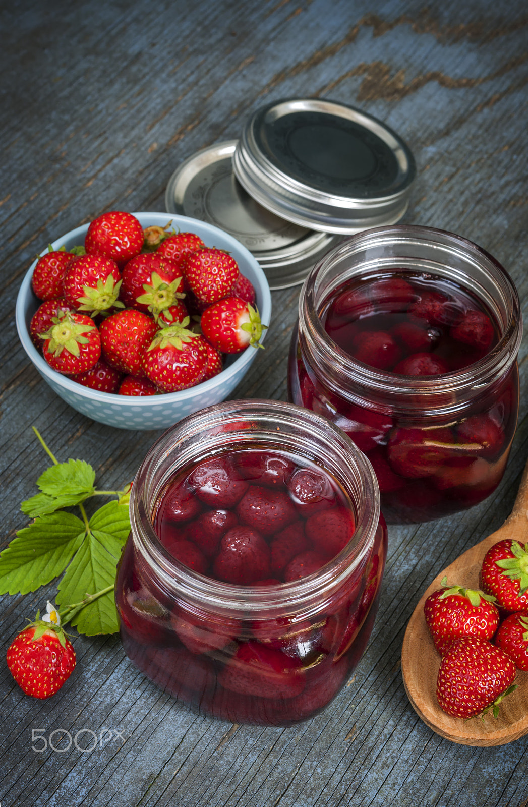 Nikon D3X sample photo. Strawberry preserve photography