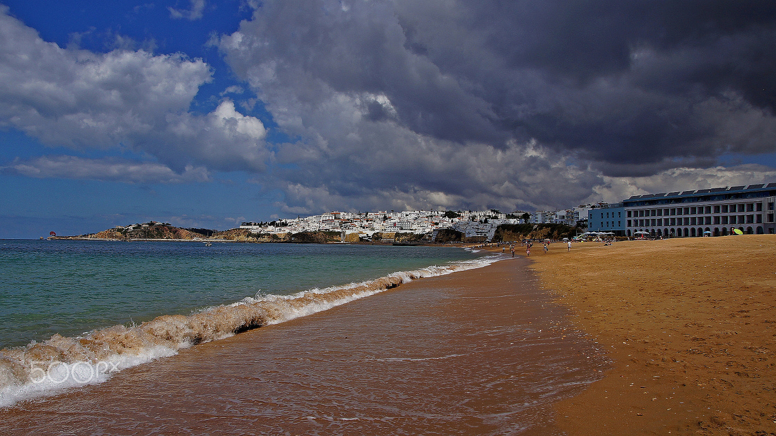 Sony SLT-A55 (SLT-A55V) sample photo. Sony dsc dark clouds over albuferia photography