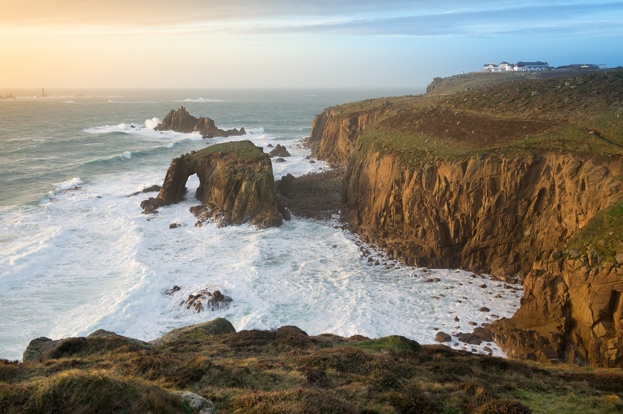 16-35mm F4 ZA OSS sample photo. Land's end photography