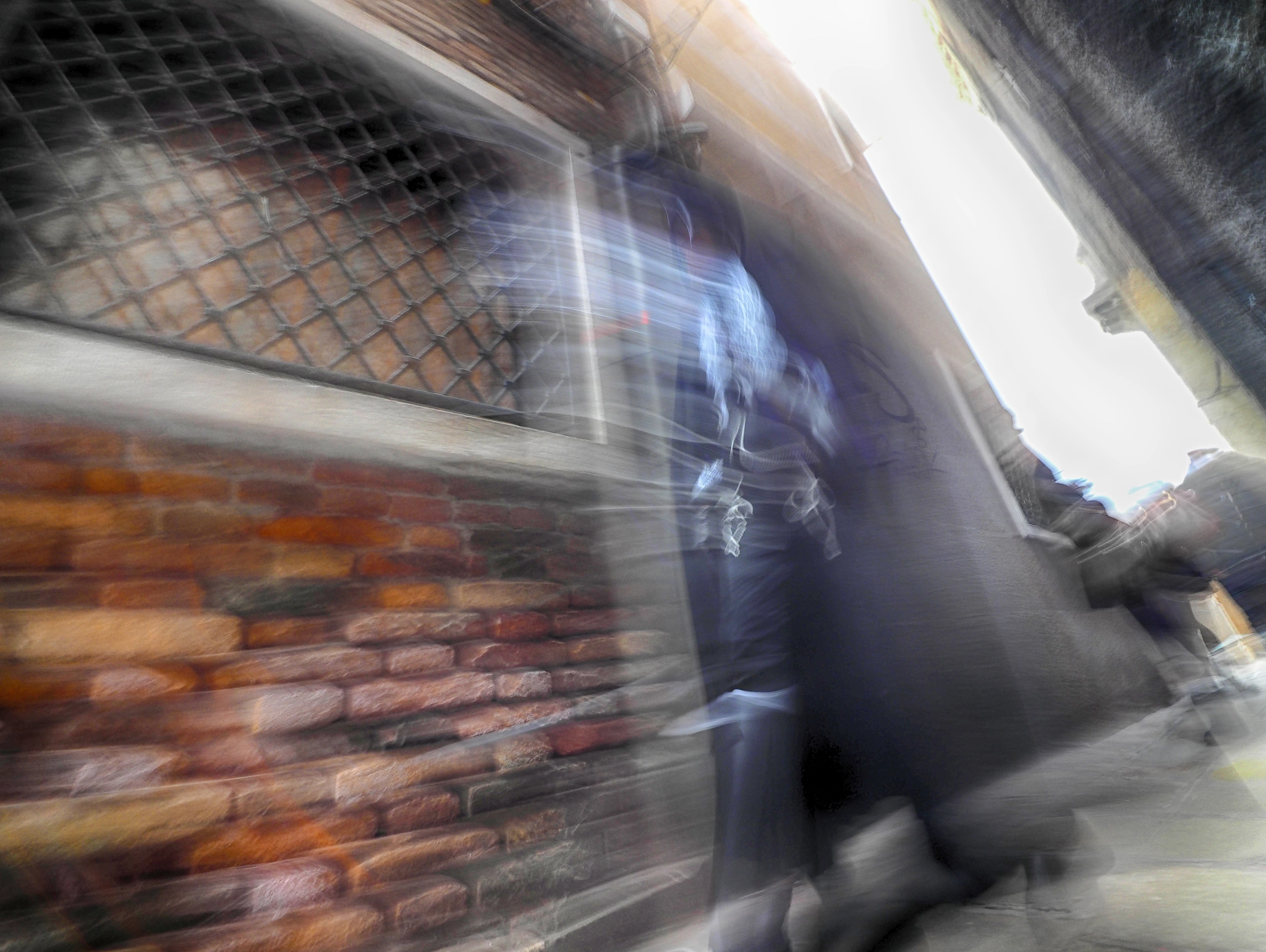 Olympus OM-D E-M1 + OLYMPUS  7-14mm Lens sample photo. Walking in livecomposite at venetian carnival #3 photography