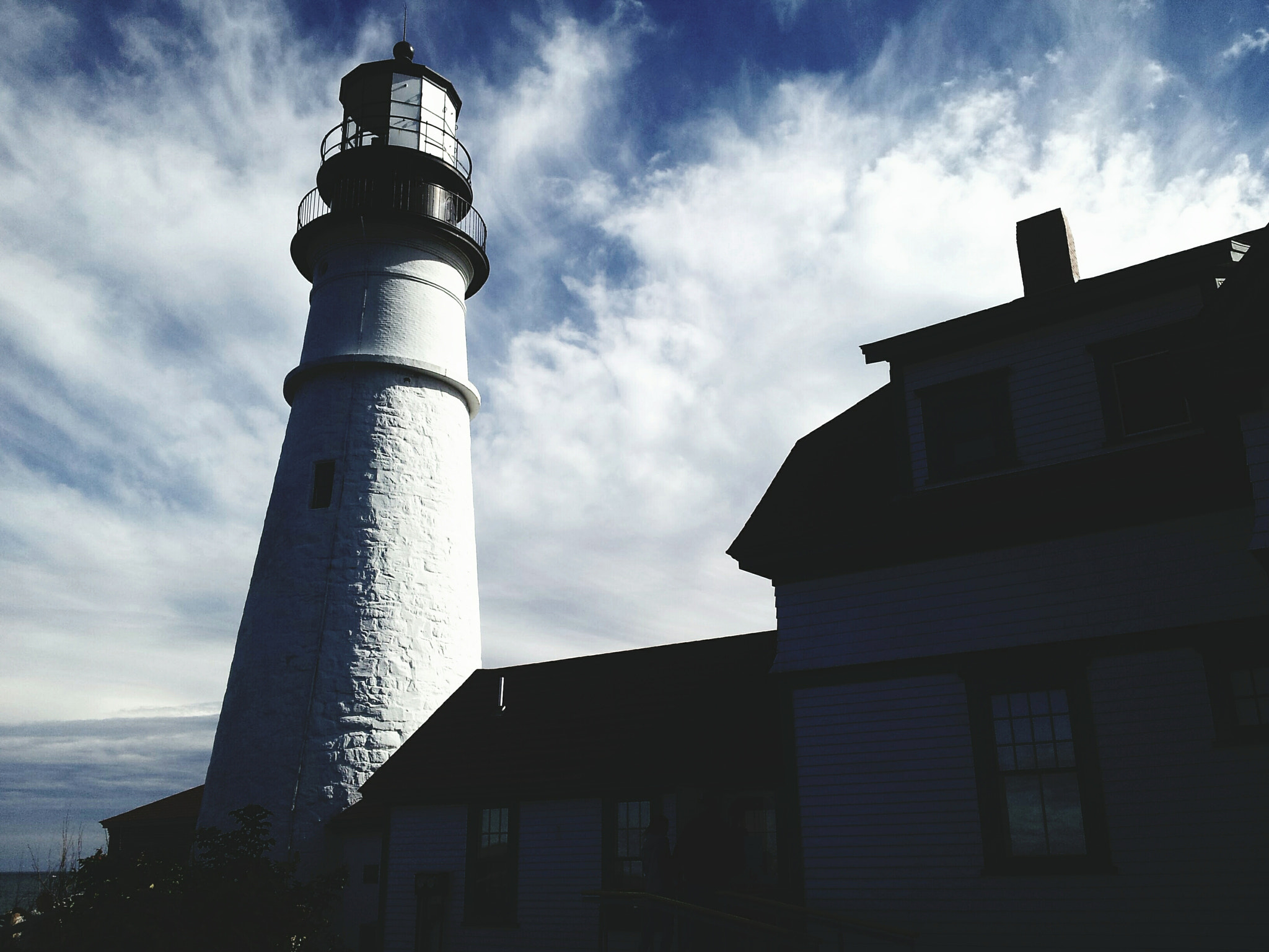 Samsung Galaxy S2 Skyrocket sample photo. Portland head light photography