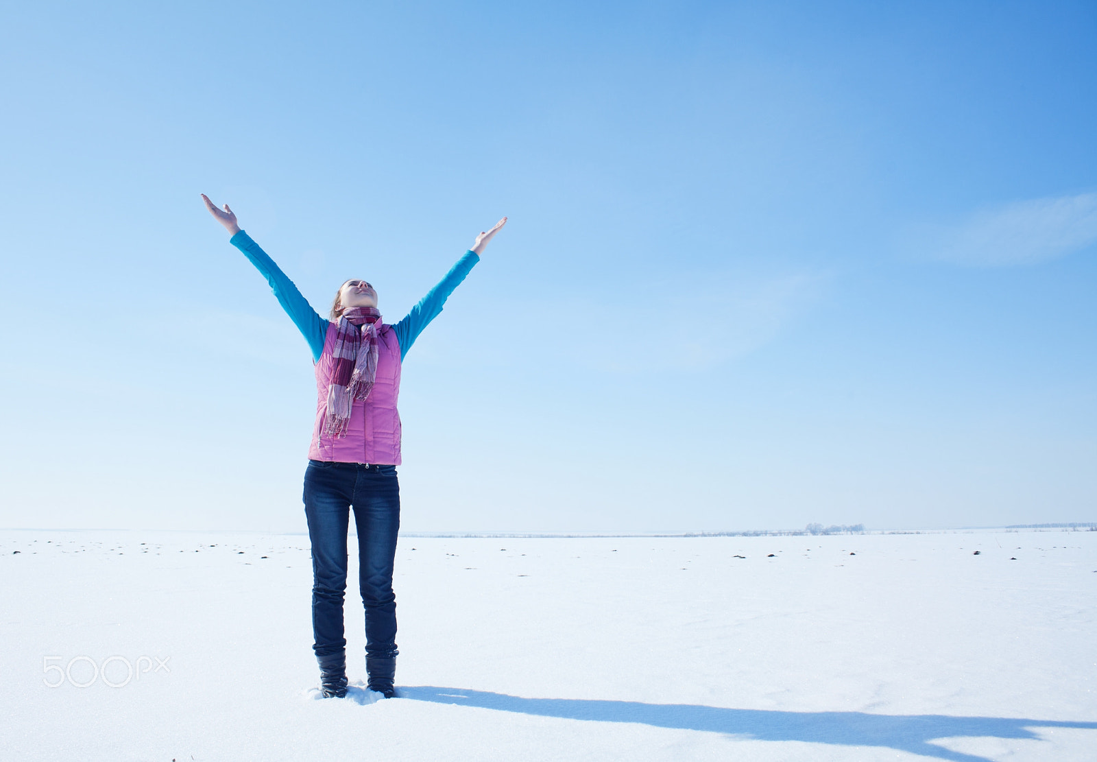 Canon EF 28-90mm f/4-5.6 sample photo. Teen girl staying with raised hands photography