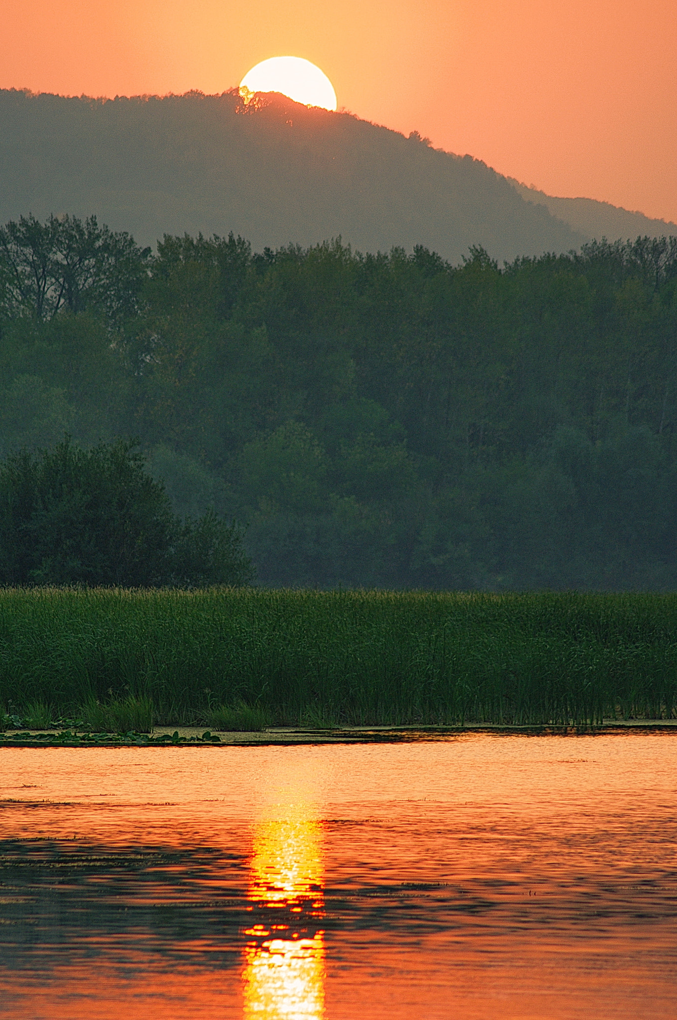 Samsung GX-20 sample photo. Sunset on volga photography