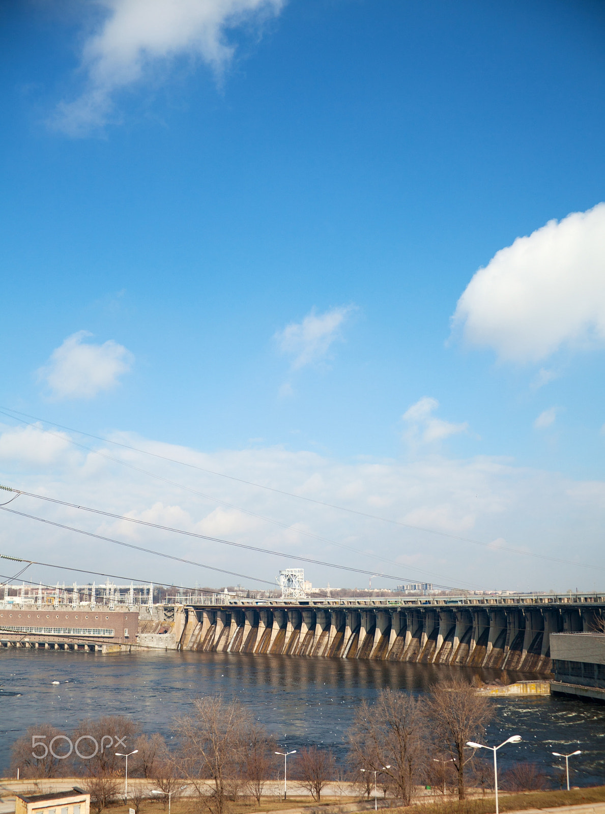 Canon EF 28-90mm f/4-5.6 sample photo. Spillway of river dam photography