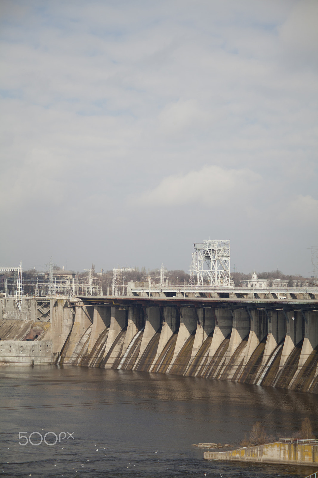 Canon EOS 5D Mark II + Canon EF 28-90mm f/4-5.6 sample photo. Spillway of river dam photography