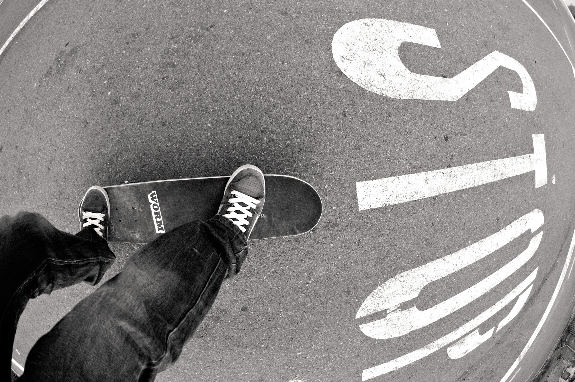 Nikon AF DX Fisheye-Nikkor 10.5mm F2.8G ED sample photo. Don't stop skate photography