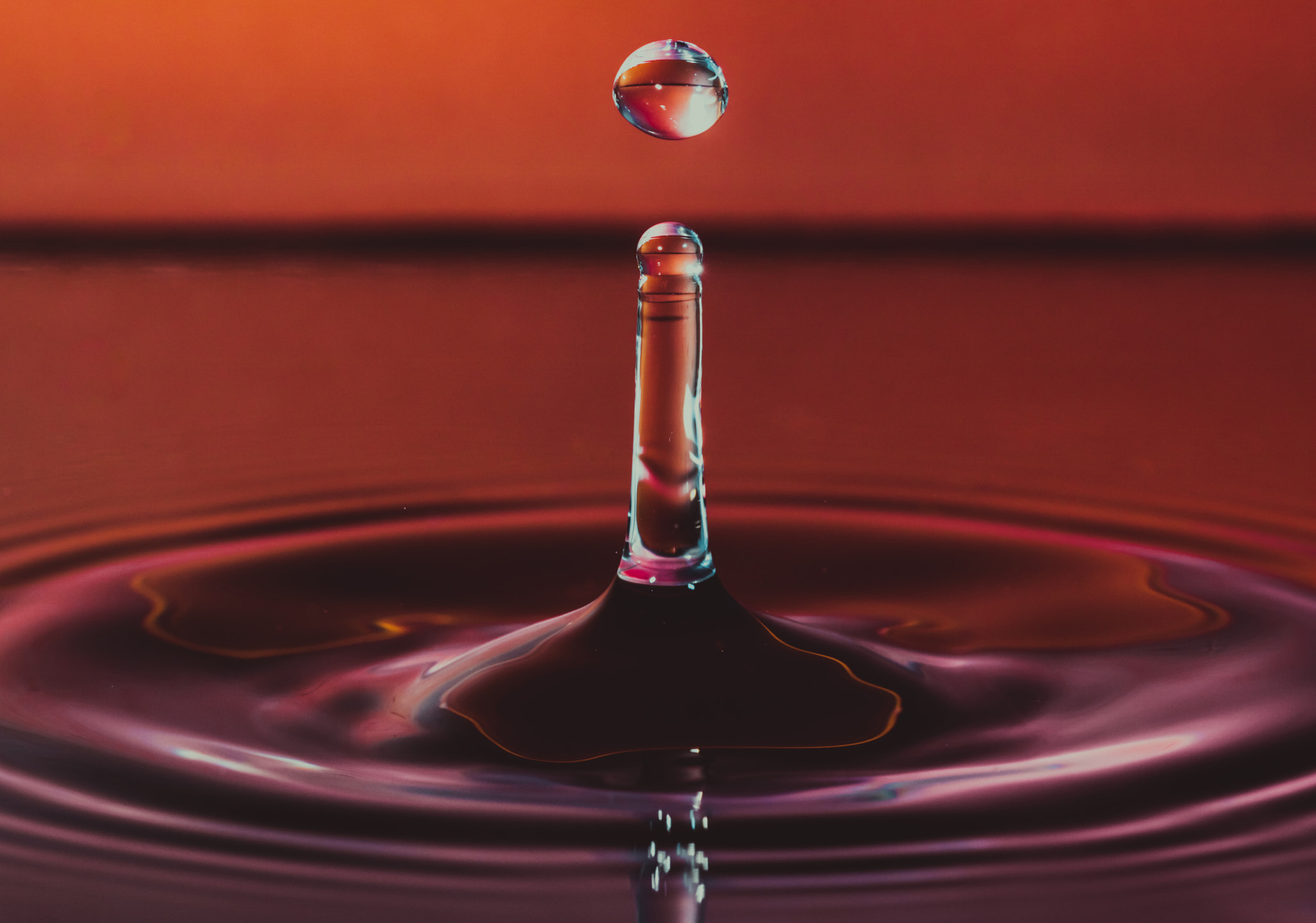 Sigma APO Macro 150mm f/2.8 EX DG HSM sample photo. High-speed drops photography