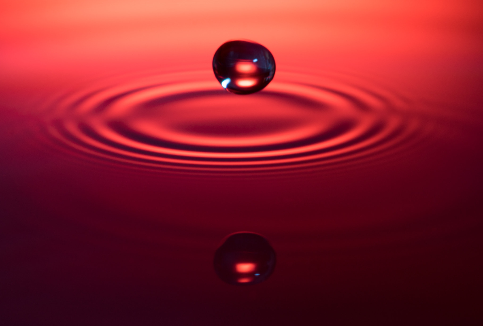 Sigma APO Macro 150mm f/2.8 EX DG HSM sample photo. High-speed drops photography