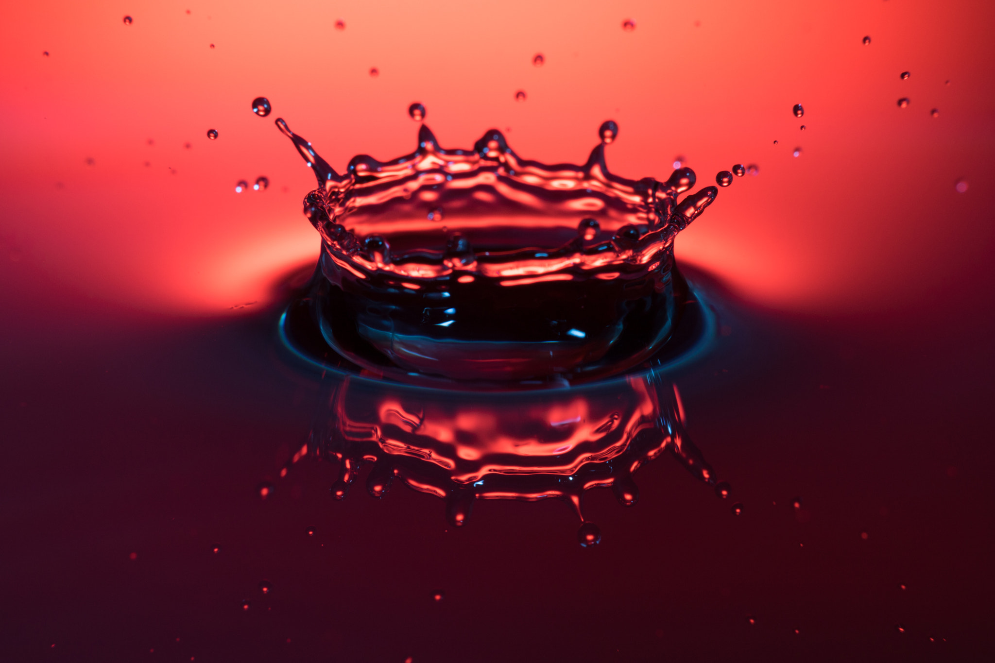 Sigma APO Macro 150mm f/2.8 EX DG HSM sample photo. High-speed drops photography