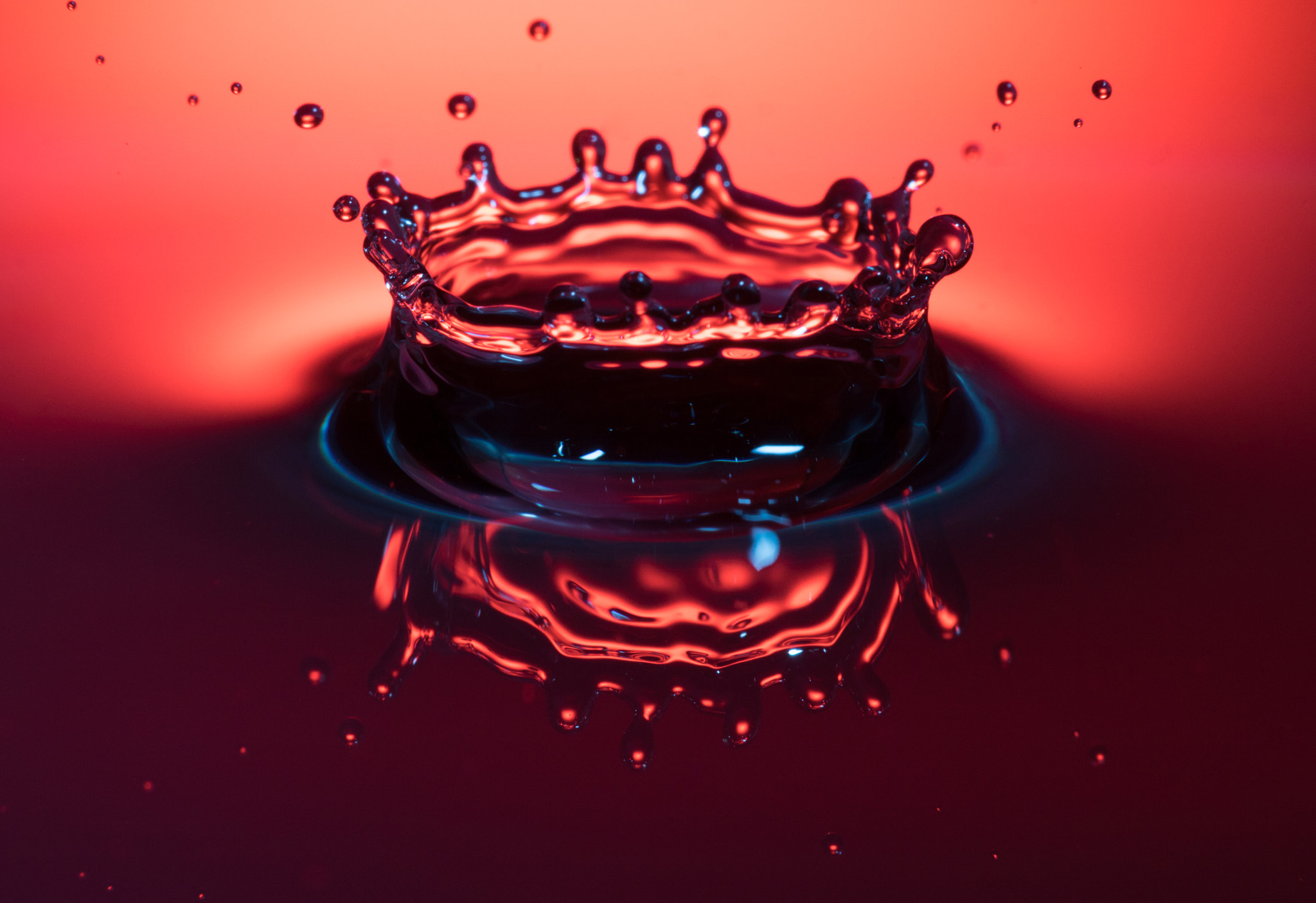 Sigma APO Macro 150mm f/2.8 EX DG HSM sample photo. High-speed drops photography