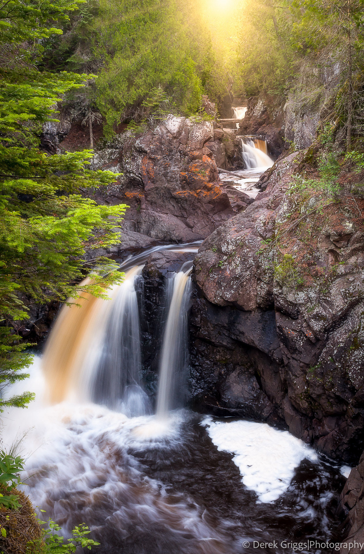 Sigma 24-70mm F2.8 EX DG HSM sample photo. Root beer falls photography