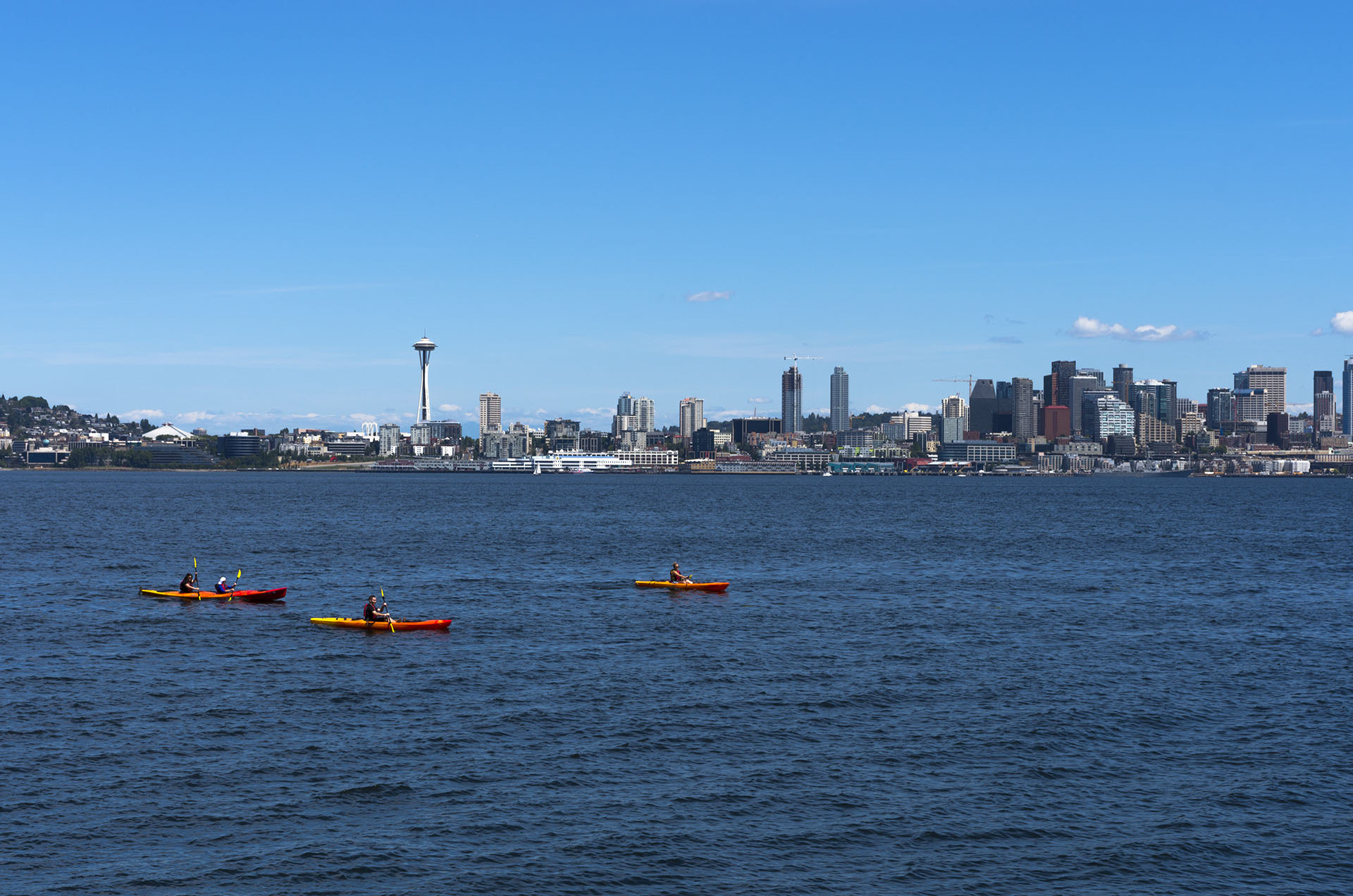 Pentax K-5 II + Pentax smc FA 43mm F1.9 Limited sample photo. Seattle skyline from alki photography