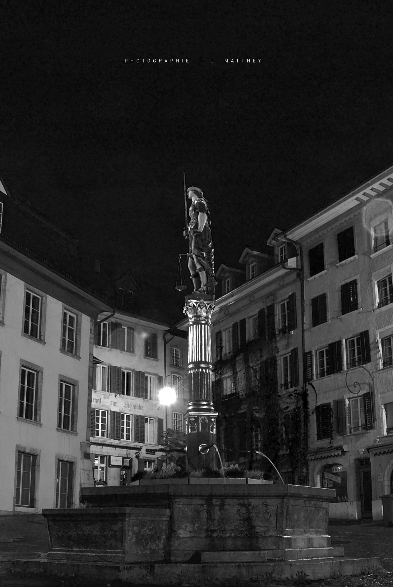 Nikon D60 sample photo. Fontaine bienne photography