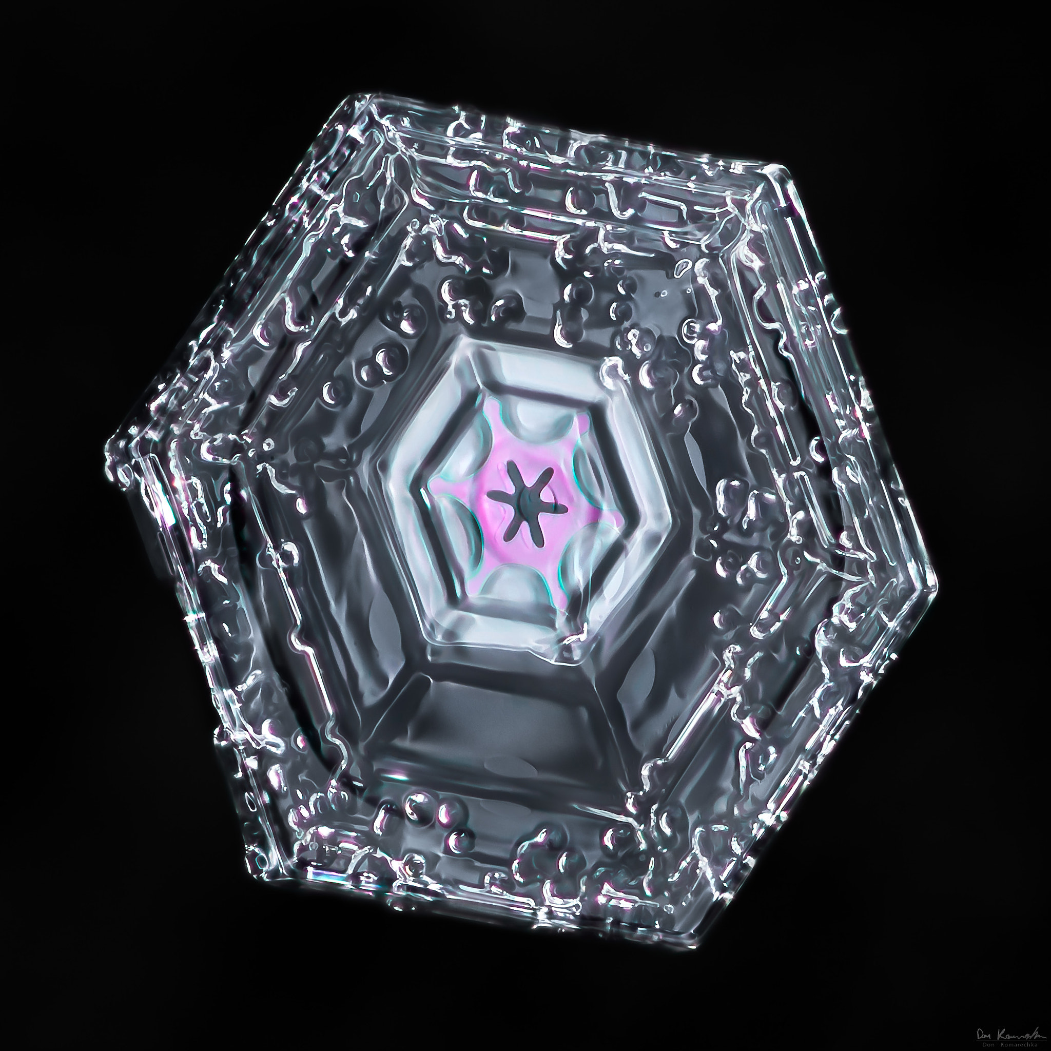 Canon MP-E 65mm F2.5 1-5x Macro Photo sample photo. Snowflake-a-day #71 photography