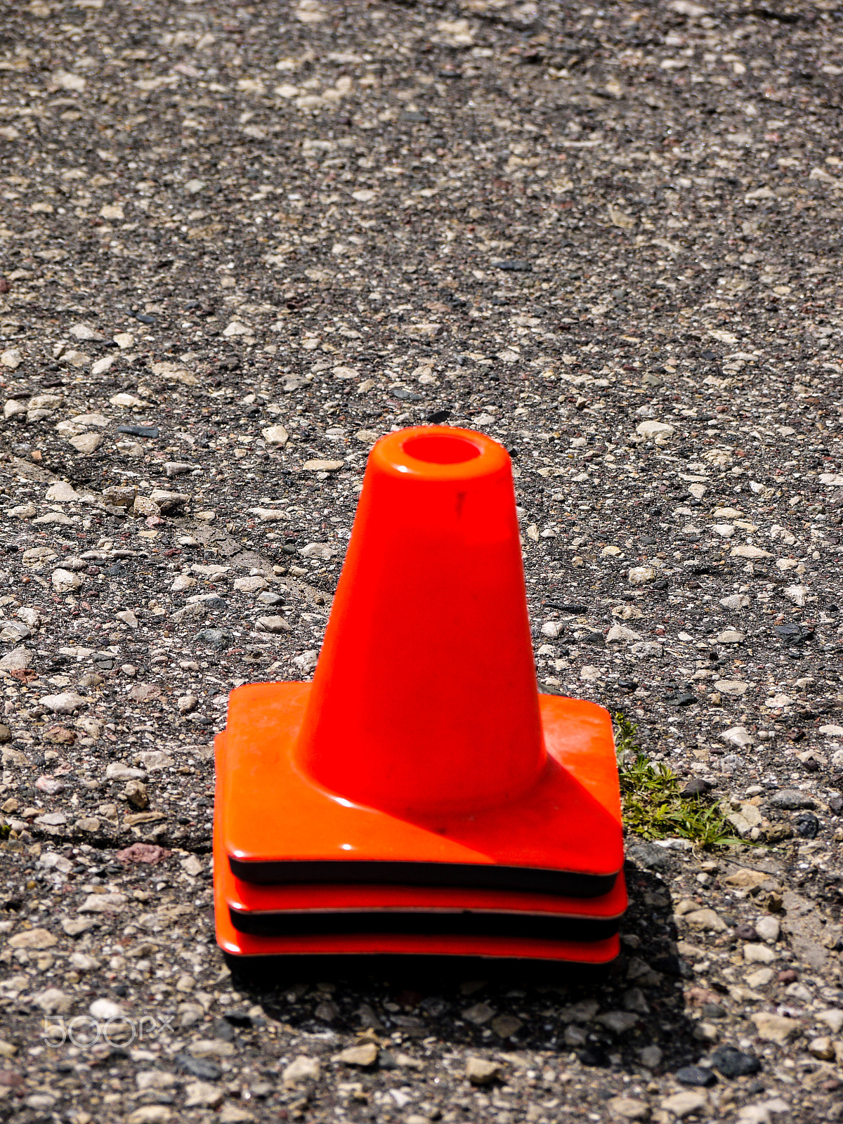 Panasonic Lumix DMC-G2 sample photo. Tiny traffic cones photography