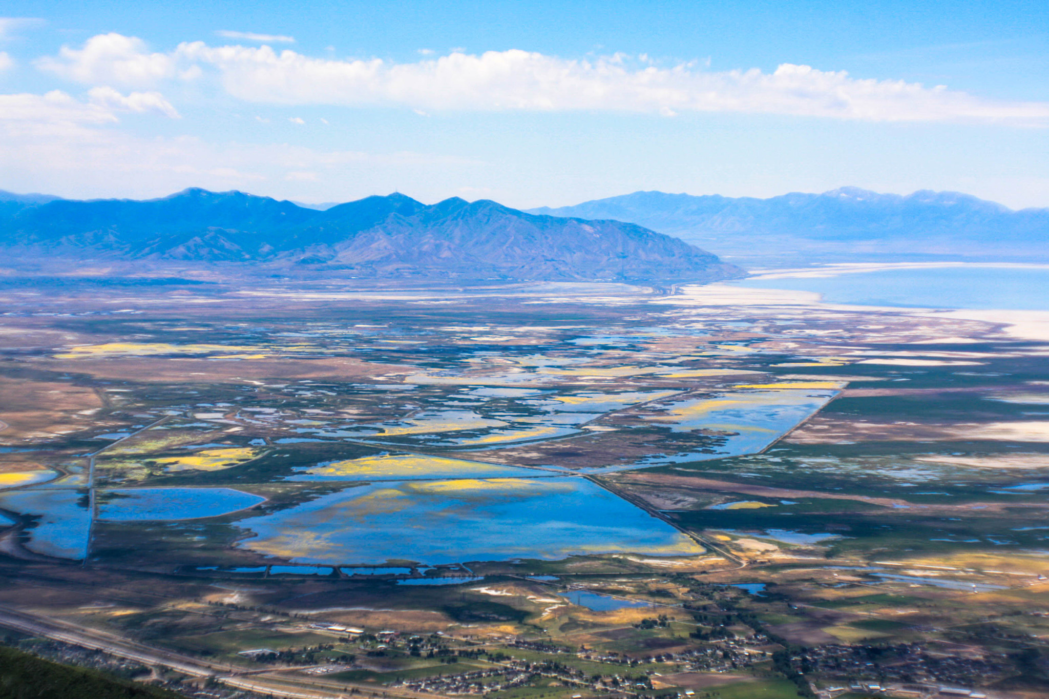 Sigma 70-300mm F4-5.6 APO DG Macro sample photo. Great salt lake photography