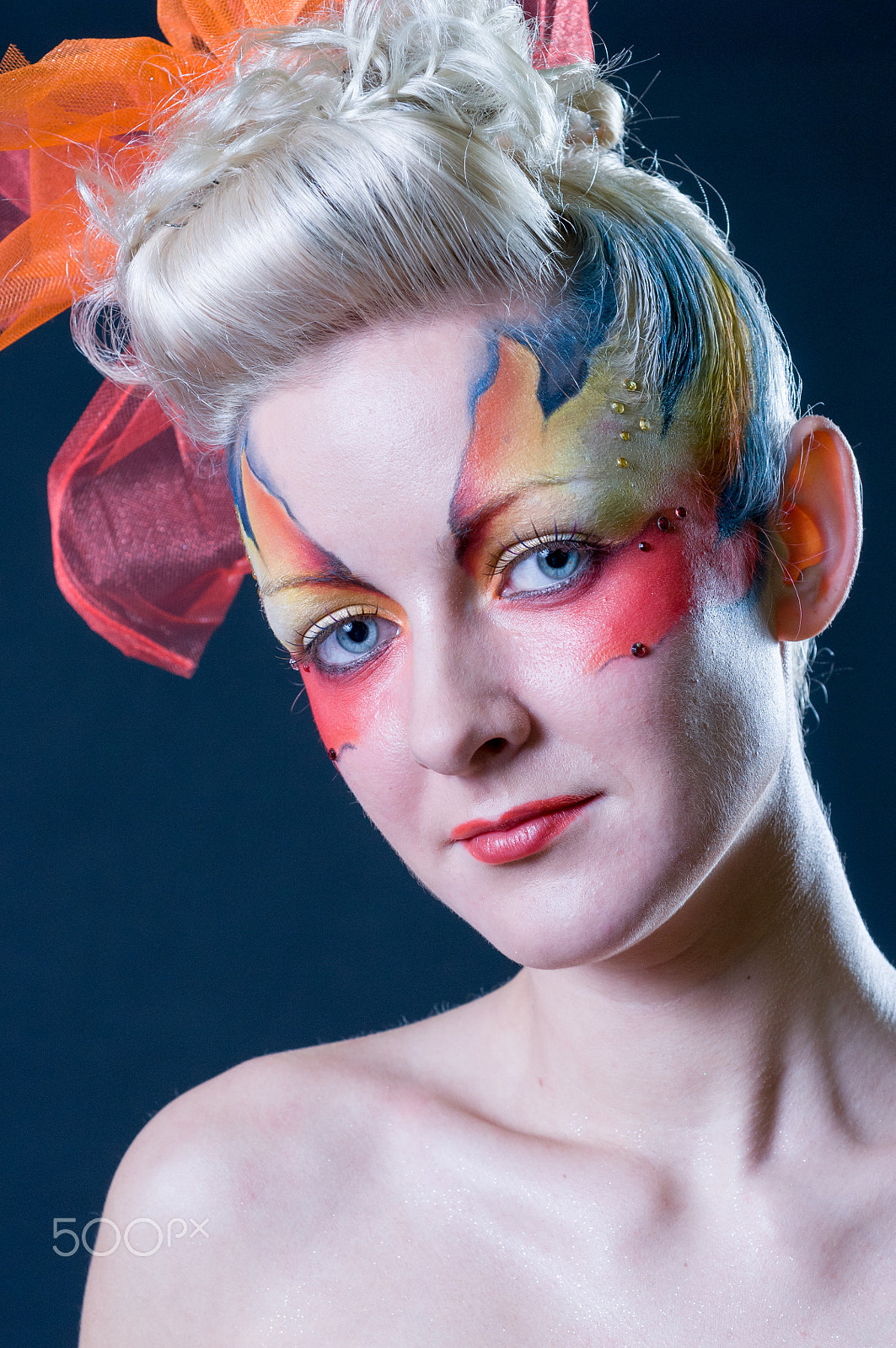 Nikon D300 + Nikon AF Micro-Nikkor 60mm F2.8D sample photo. Makeup and hair artists competition photography