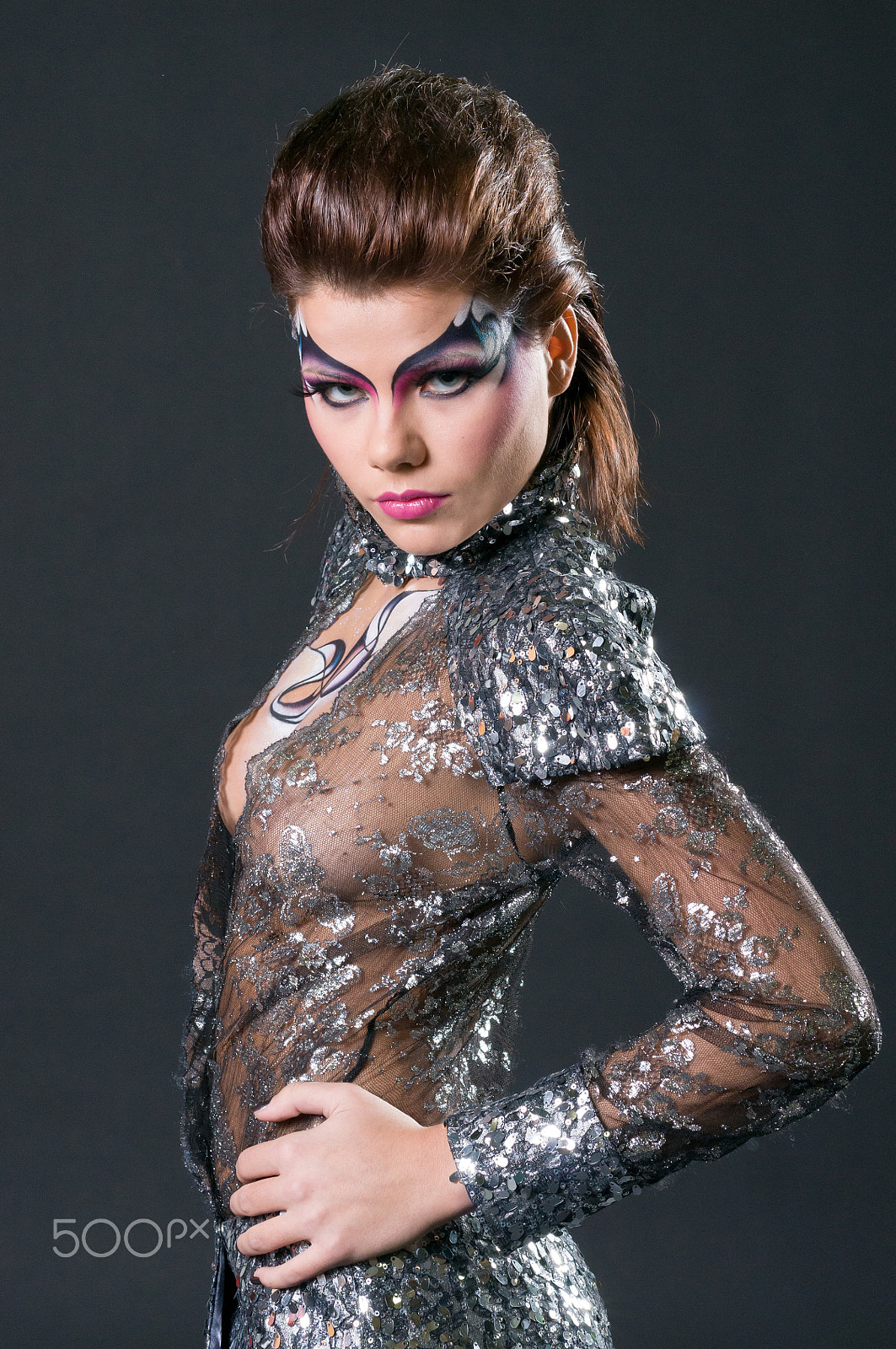Nikon D300 + Nikon AF Micro-Nikkor 60mm F2.8D sample photo. Makeup and hair artists competition photography