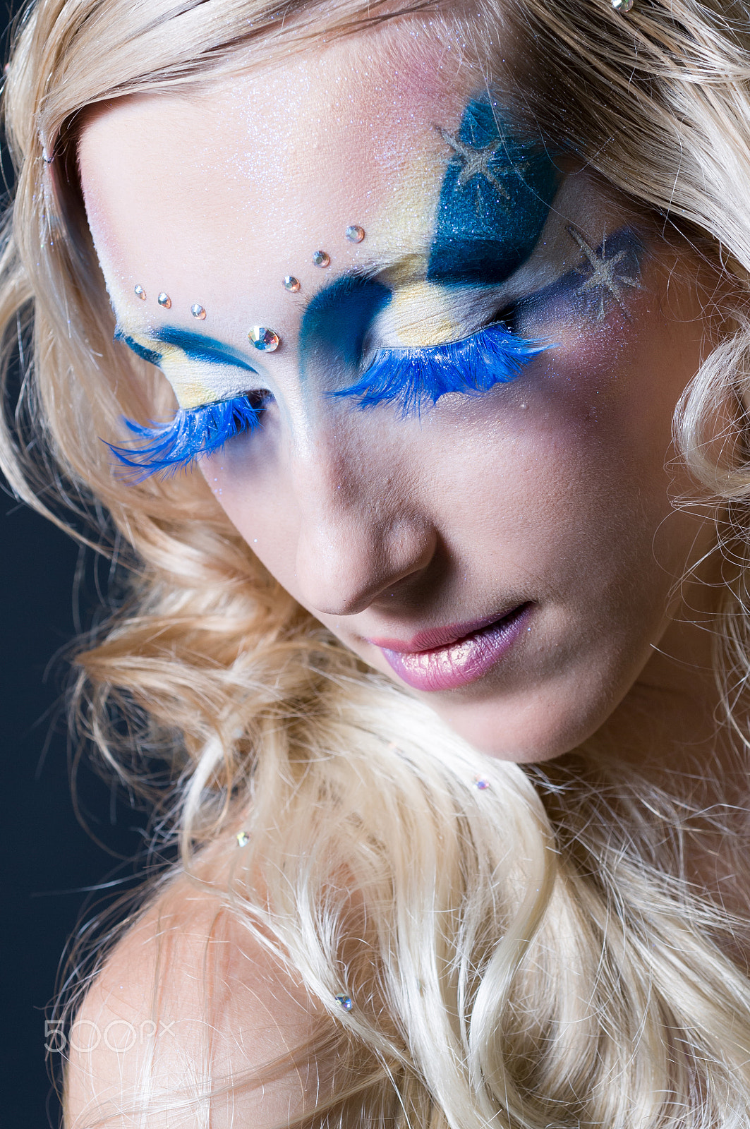 Nikon D300 + Nikon AF Micro-Nikkor 60mm F2.8D sample photo. Makeup and hair artists competition photography