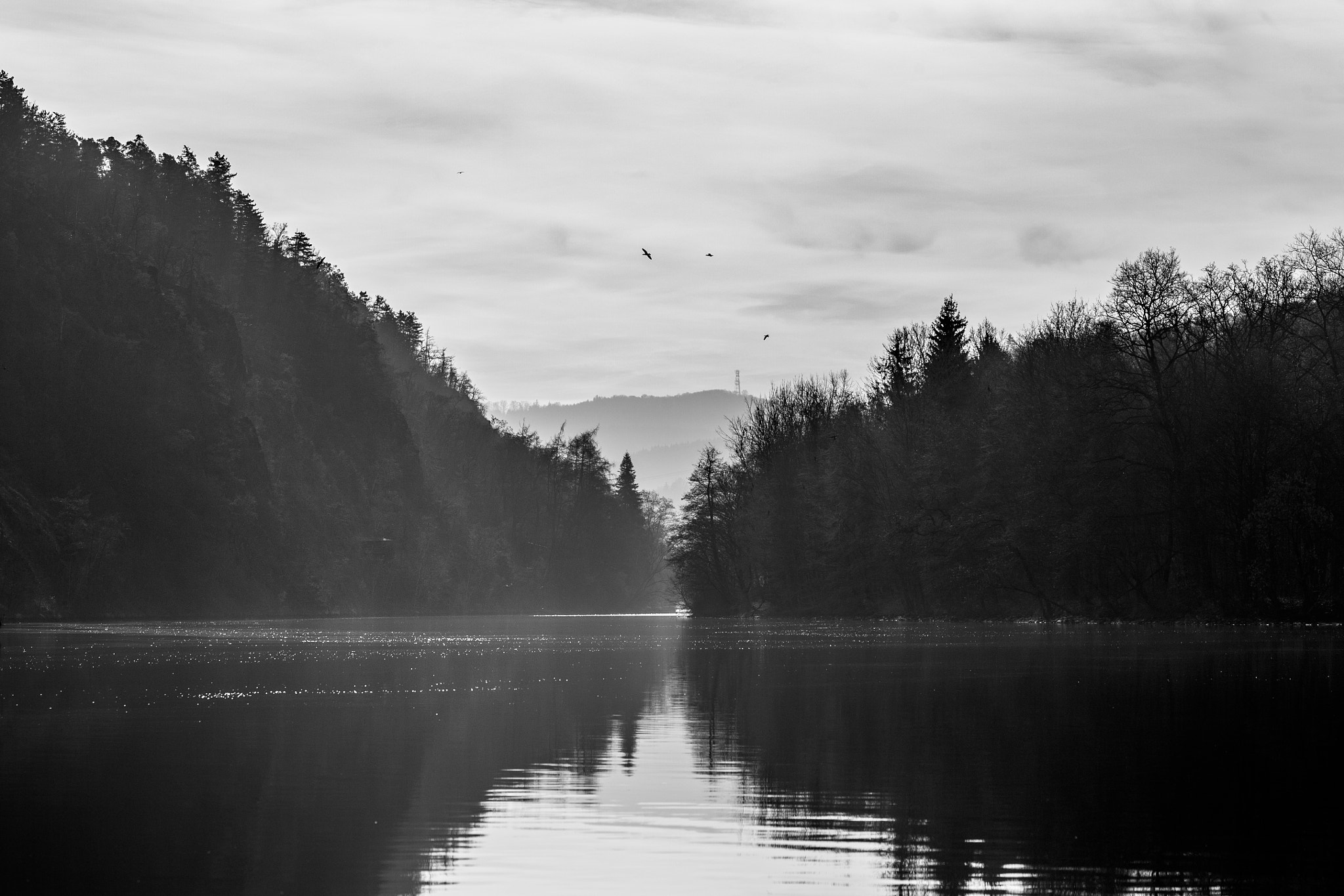 Canon EF 70-300mm F4-5.6L IS USM sample photo. Moody river photography