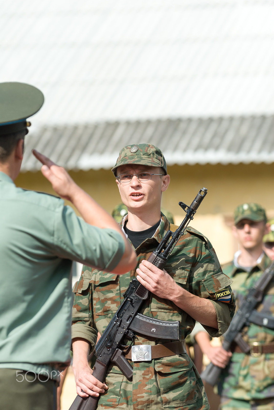 Nikon D200 sample photo. Russian army scene photography