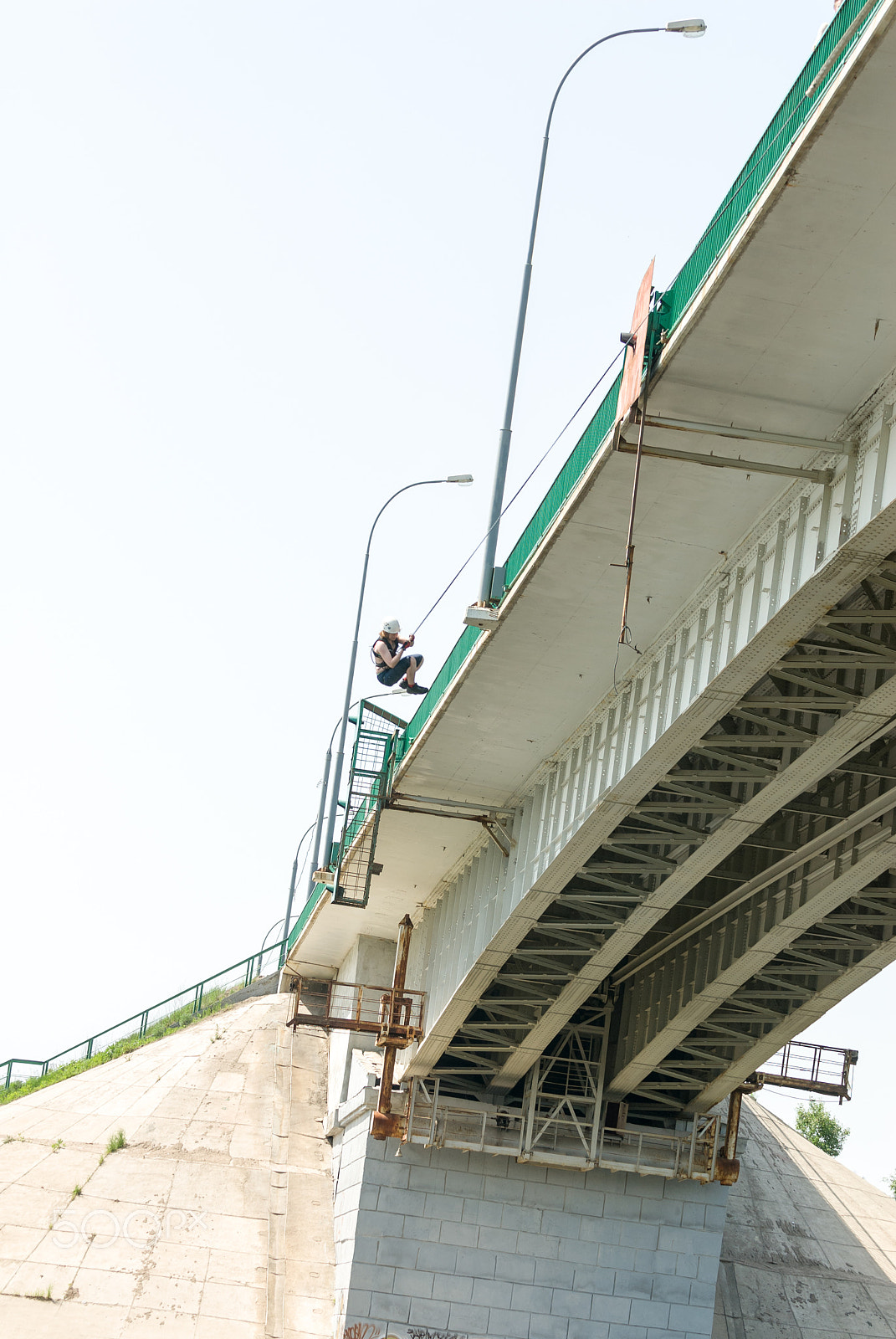 Nikon D200 sample photo. Extreme ropejumping event photography