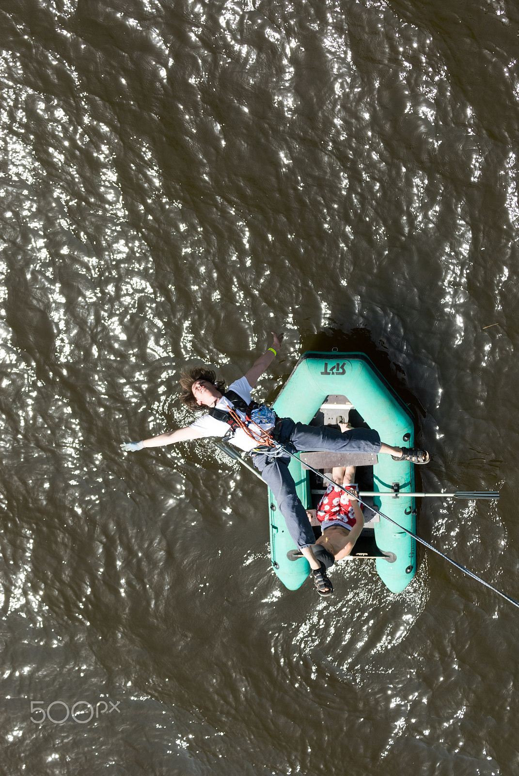 Nikon D200 sample photo. Extreme sports ropejumping photography