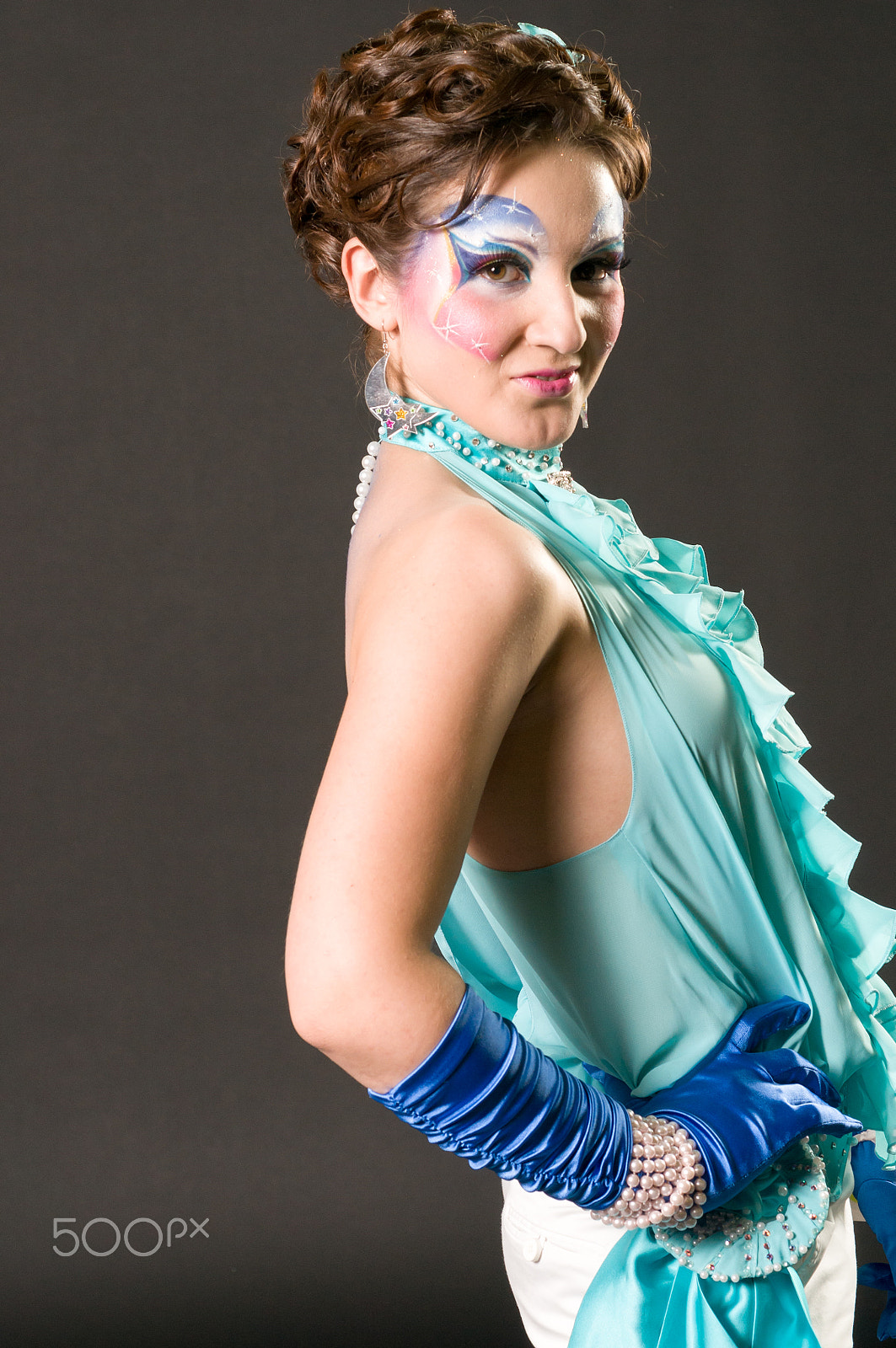 Nikon D300 + Nikon AF Micro-Nikkor 60mm F2.8D sample photo. Makeup and hair artists competition photography