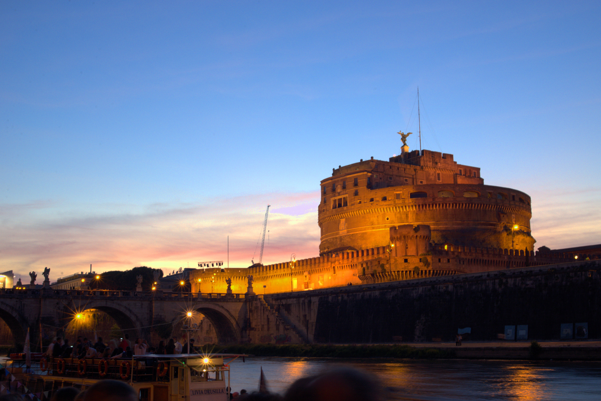 Nikon D610 + AF Zoom-Nikkor 35-80mm f/4-5.6D sample photo. Roma - castel sant'angelo photography