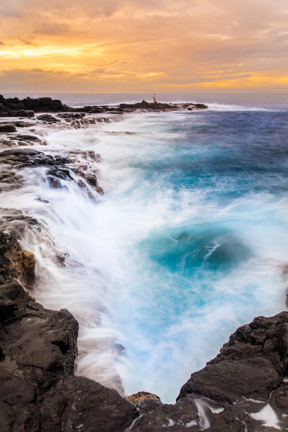 Sony SLT-A65 (SLT-A65V) sample photo. Seascape - cap lahoussaye - reunion island photography