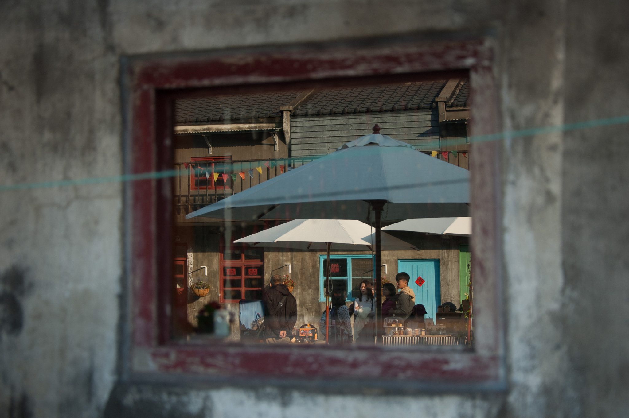 Nikon D70 sample photo. Reflection photography