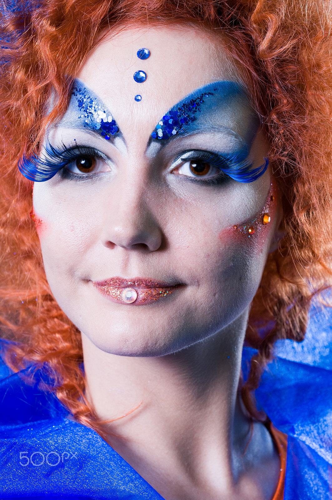 Nikon D300 + Nikon AF Micro-Nikkor 60mm F2.8D sample photo. Makeup and hair artists competition photography