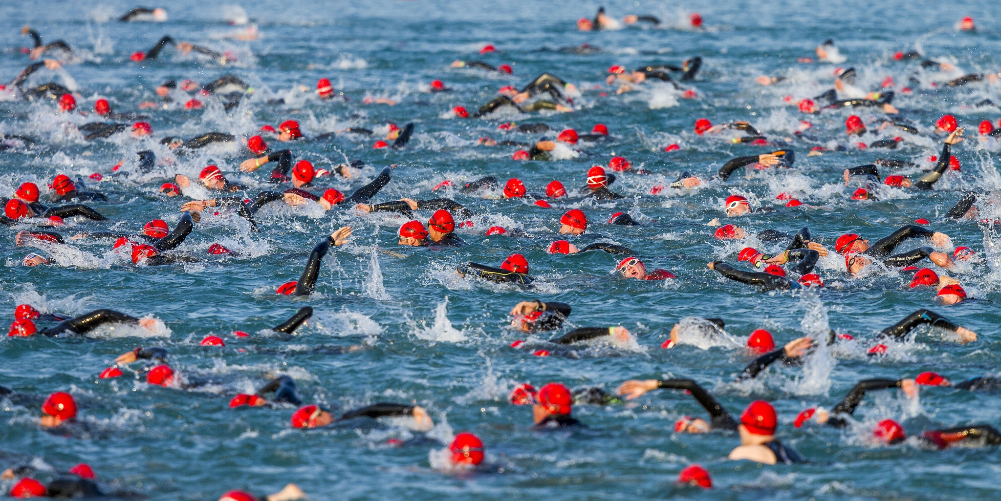 Canon EOS 7D + Canon EF 400mm F2.8L IS USM sample photo. Frankfurt ironman triathlon photography