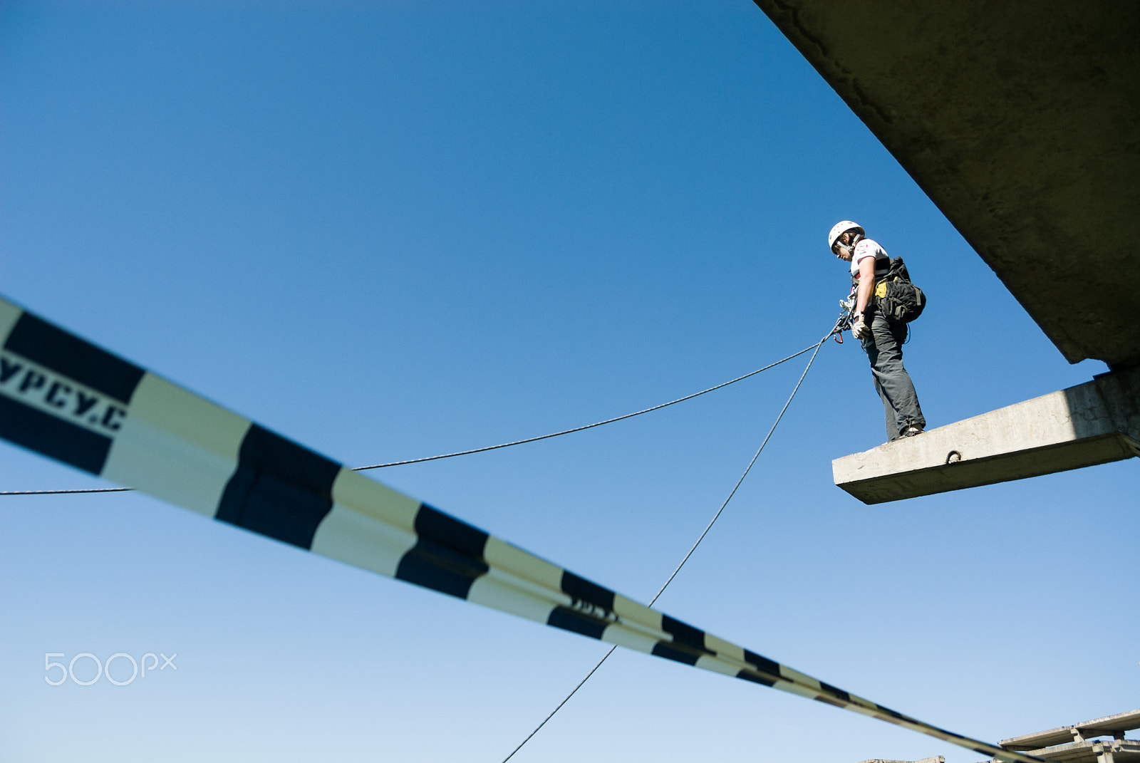 Nikon D200 sample photo. Extreme sports ropejumping photography