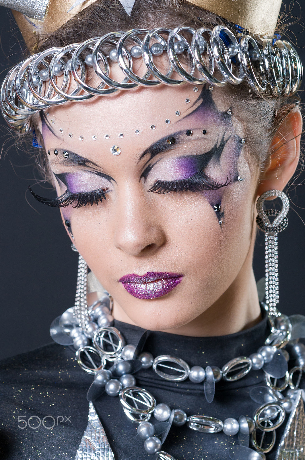 Nikon D300 + Nikon AF Micro-Nikkor 60mm F2.8D sample photo. Makeup and hair artists competition photography