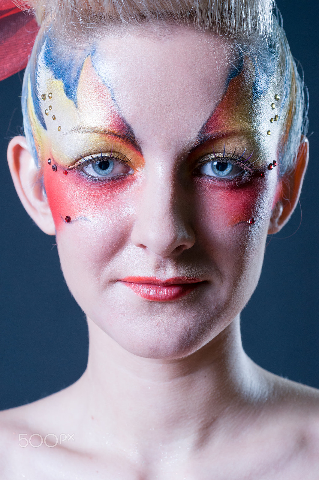 Nikon D300 + Nikon AF Micro-Nikkor 60mm F2.8D sample photo. Makeup and hair artists competition photography