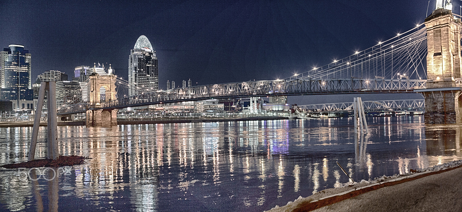 Canon EOS-1Ds Mark II sample photo. Cincy pano photography